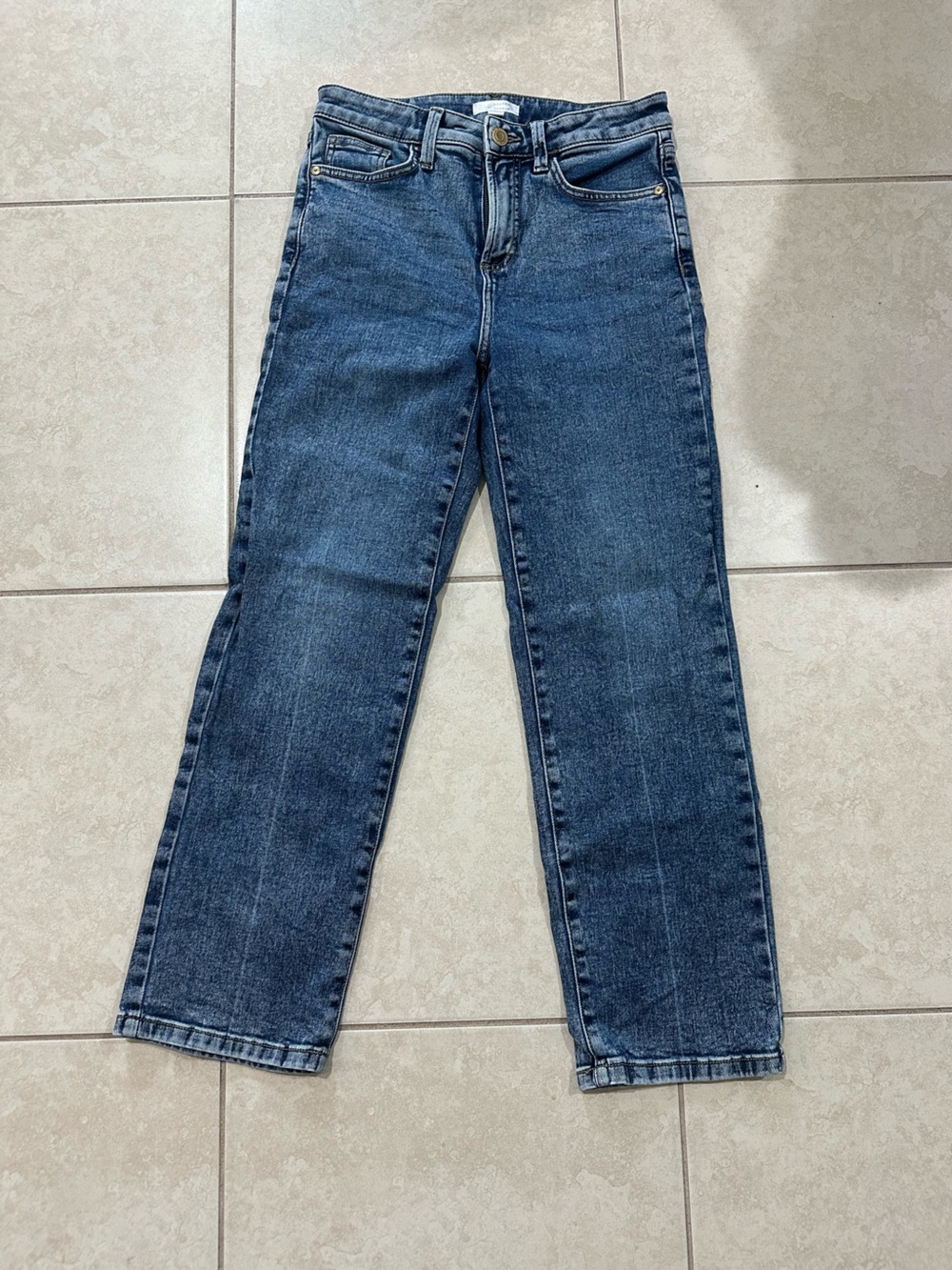 LC Lauren Conrad Dark Blue Straight Leg Jeans